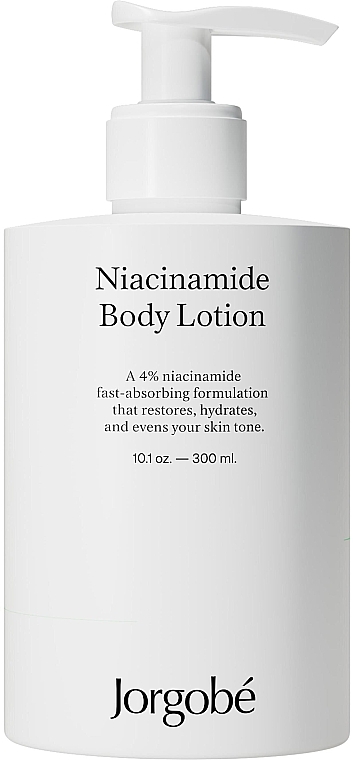 Balsam do ciała z niacynamidem - Jorgobe Niacinamide Body Lotion — Zdjęcie N1