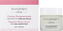 Regenerujący krem do twarzy na dzień - Transparent Clinic Regenerating Cream — Zdjęcie N2