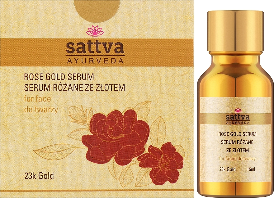 Serum do twarzy - Sattva Ayurveda Rose Gold Serum — Zdjęcie N2