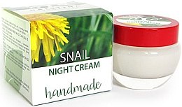 Kup PRZECENA! Ręcznie robiony krem do twarzy na noc Ekstrakt ze ślimaka - Hristina Cosmetics Handmade Snail Night Cream *