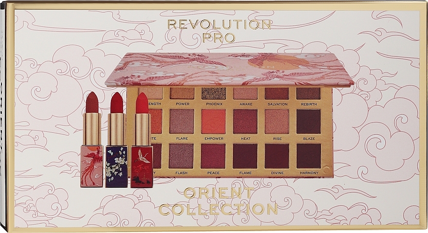 Zestaw - Revolution Pro Orient Collection (eye/palette/18x1g + lipstick/3x3g)
