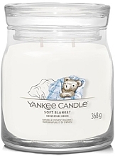 Świeca zapachowa w sterowniku Soft Blanket, 2 supełki - Yankee Candle Singnature  — Zdjęcie N1