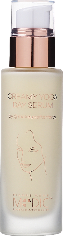 Serum do twarzy na dzień - Pierre Rene Medic Laboratorium Creamy Yoga Day Serum — Zdjęcie N1