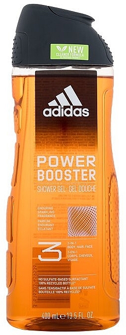 Żel pod prysznic 3 w 1 - Adidas Power Booster Shower Gel — Zdjęcie N1