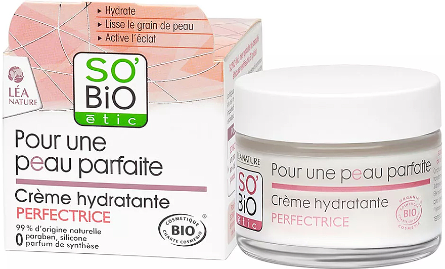 Nawilżający krem do twarzy - So'Bio Etic Hydrating Cream — Zdjęcie N1
