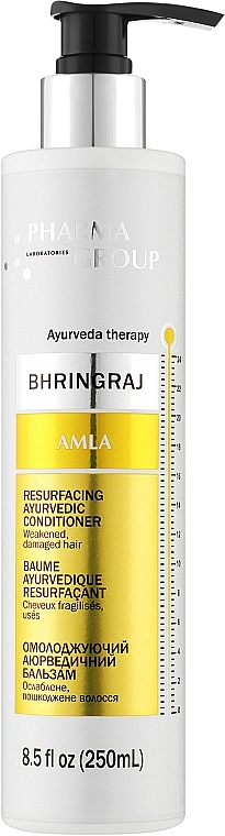 Balsam odmładzający do włosów - Pharma Group Laboratories Bhringraj + Amla Resurfacing Conditioner — Zdjęcie N2