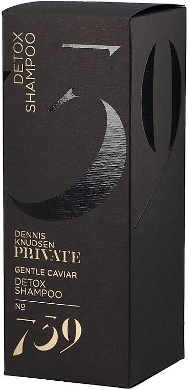 Detoksykujący szampon do włosów z kawiorem - Dennis Knudsen Private 739 Gentle Caviar Detox Shampoo — Zdjęcie N2