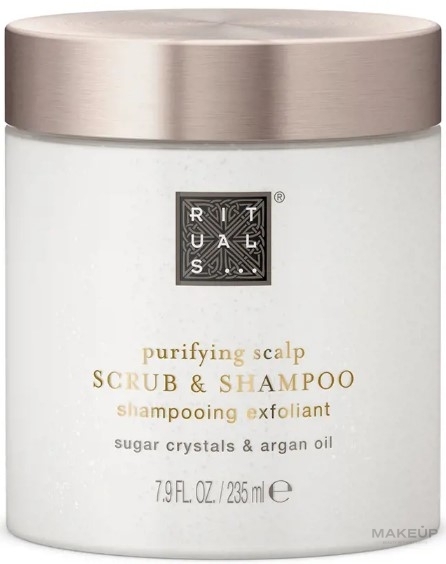 Peeling-szampon do włosów - Rituals Purifying Scalp Scrub & Shampoo — Zdjęcie 235 ml