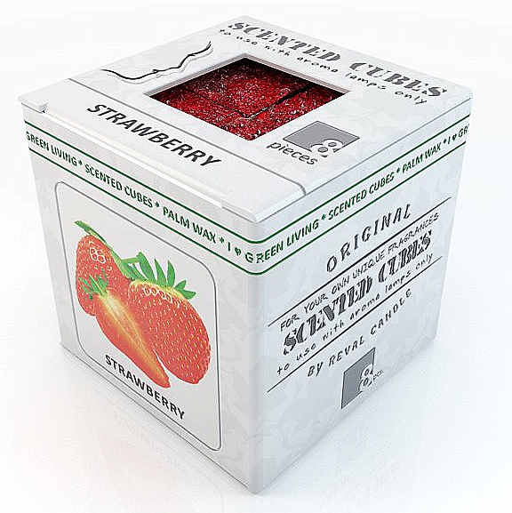 Kostka zapachowa Truskawka - Scented Cubes Strawberry Candle