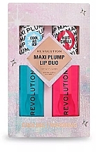 Zestaw - Makeup Revolution Maxi Plump Lip Duo (lip/plump/2pcs) — Zdjęcie N1