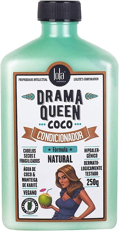 Odżywcza odżywka z kokosem do włosów - Lola Cosmetics Drama Queen Nourishing Coconut Conditioner — Zdjęcie N1
