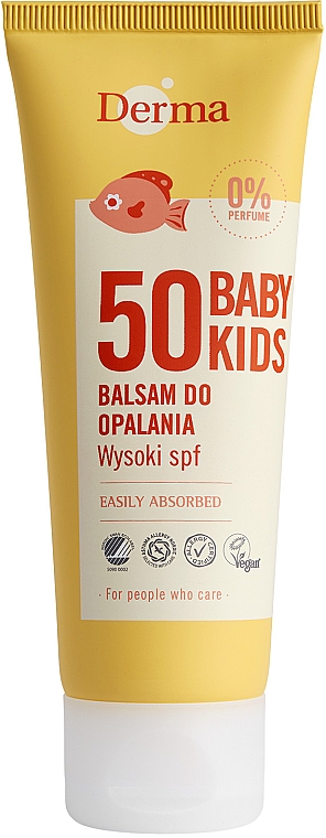 Balsam przeciwsłoneczny dla dzieci o wysokim stopniu ochrony - Derma Baby Sun Screen High SPF50 — Zdjęcie N1