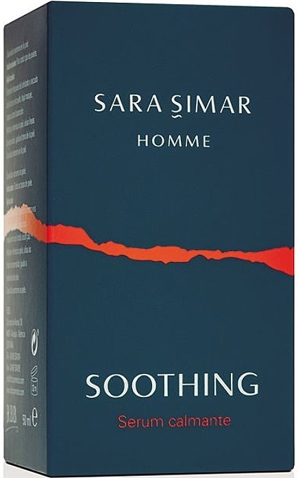 Kojące serum do twarzy - Sara Simar Men Soothing Serum — Zdjęcie N2