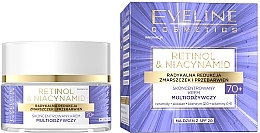 Kup Skoncentrowany krem multiodżywczy na dzień 70+ - Eveline Cosmetics Retinol & Niacynamid