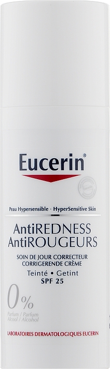 Korygujący krem na zaczerwienienia - Eucerin AntiRedness Concealing Day Care SPF 25