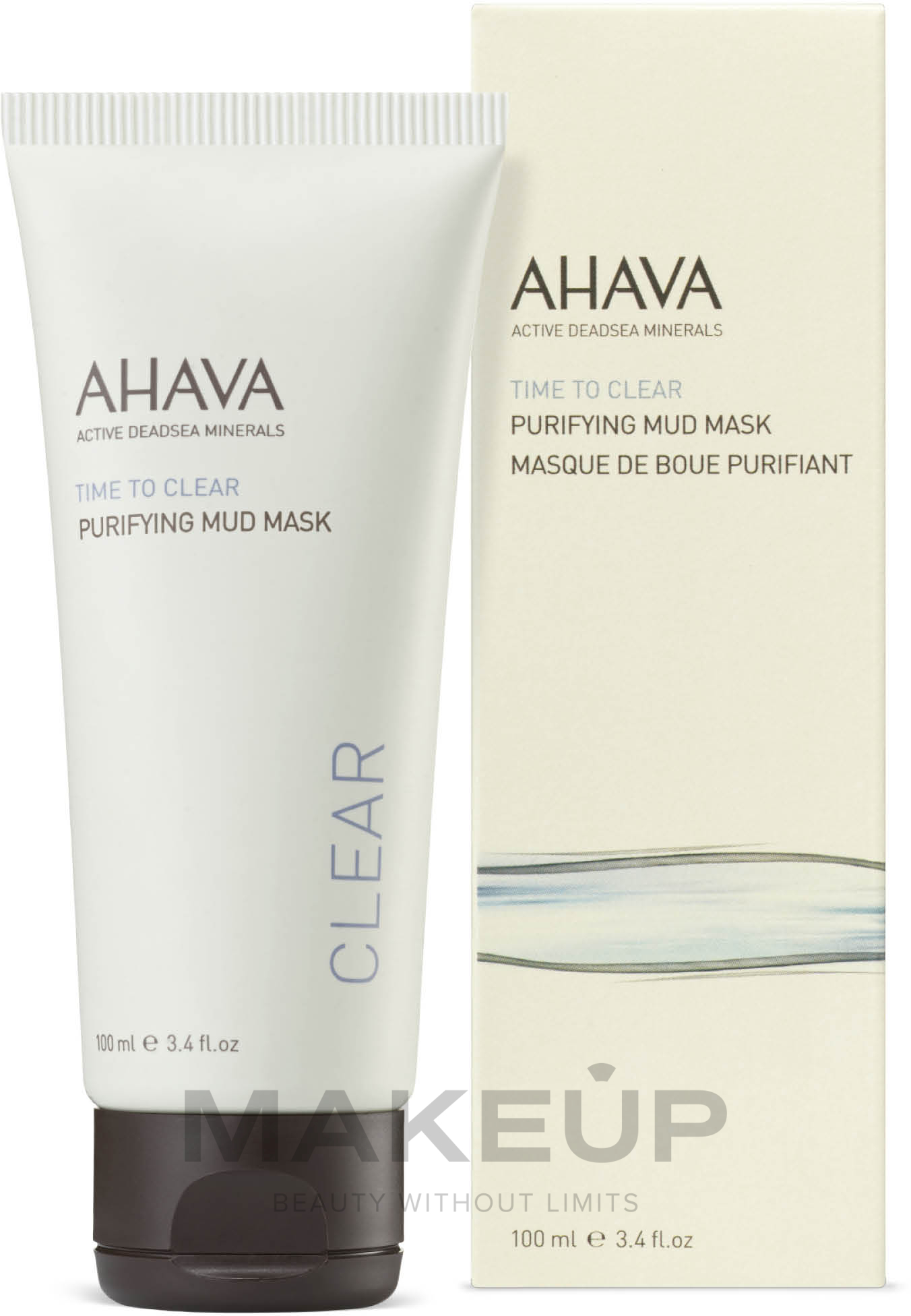 Oczyszczająca maseczka błotna do twarzy - Ahava Time To Clear Purifying Mud Mask — Zdjęcie 100 g