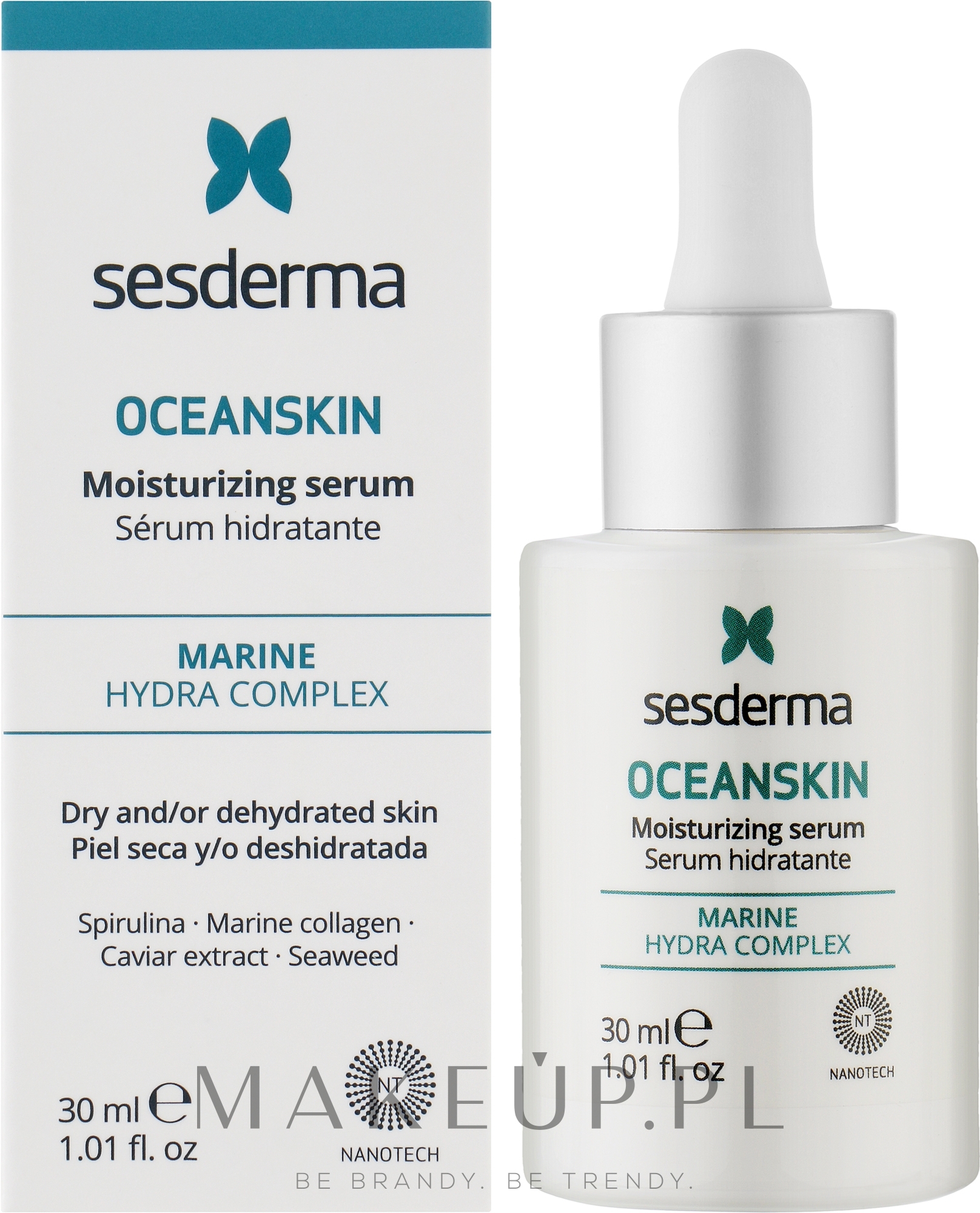 Nawilżające serum do twarzy - Sesderma Laboratories Oceanskin Moisturizing Serum — Zdjęcie 30 ml