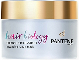Kup Maska do włosów farbowanych - Pantene Pro-V Hair Biology Cleanse & Reconstruct Intensive Repair Mask