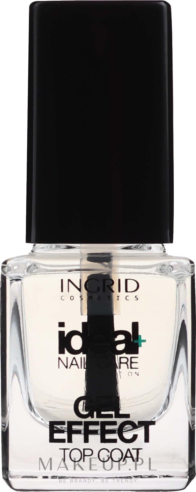 Top coat do paznokci - Ingrid Cosmetics Ideal+ Gel Effect Top Coat — Zdjęcie 7 ml