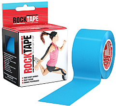 Taśma kinesio, błękitna - RockTape Kinesio Tape Standart — Zdjęcie N4