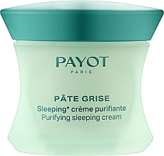 Kup Krem oczyszczający do twarzy na noc - Payot Pate Grise Purifying Sleeping Cream