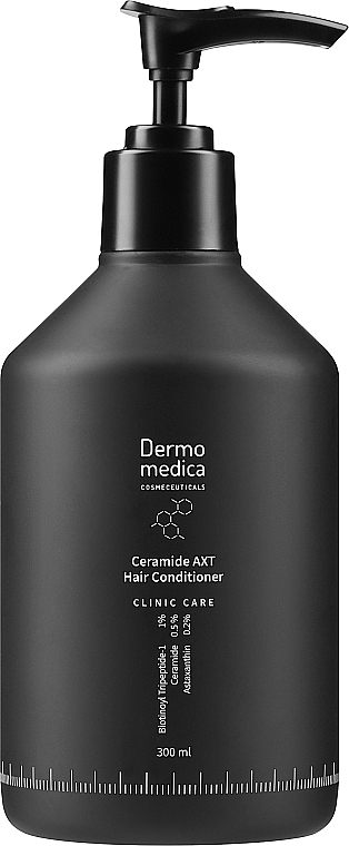 Odżywka ceramidowa z astaksantyną do włosów osłabionych i nadmiernie wypadających - Dermomedica Clinic Care Ceramide AXT Hair Conditioner — Zdjęcie N1