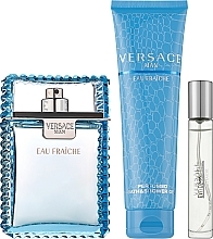 Versace Man Eau Fraiche - Zestaw (edt 100 ml + sh/gel 150 ml + edt 10 ml) — Zdjęcie N2