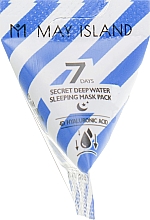 Kup Nawilżająca maseczka na noc z kwasem hialuronowym - May Island 7 Days Secret Deep Water Sleeping Mask Pack