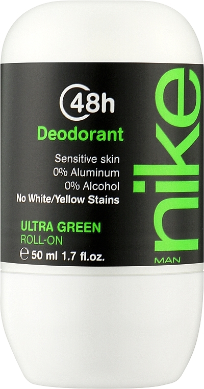 Naturalny dezodorant w kulce - Nike Men Ultra Green Roll On — Zdjęcie N1