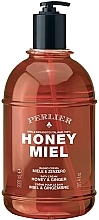 Krem-żel pod prysznic Miód i imbir - Perlier Honey Miel Bath Cream Honey & Ginger — Zdjęcie N2