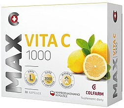 Kup Suplement diety Max witamina C - Colfarm Max Vita C 1000 Mg