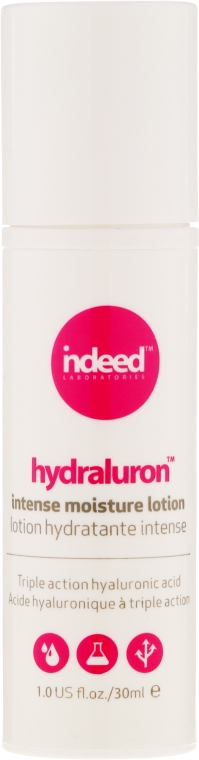 Nawilżający lotion do twarzy - Indeed Laboratories Hydraluron Intense Moisture Lotion Hyaluronic Acid — фото N2