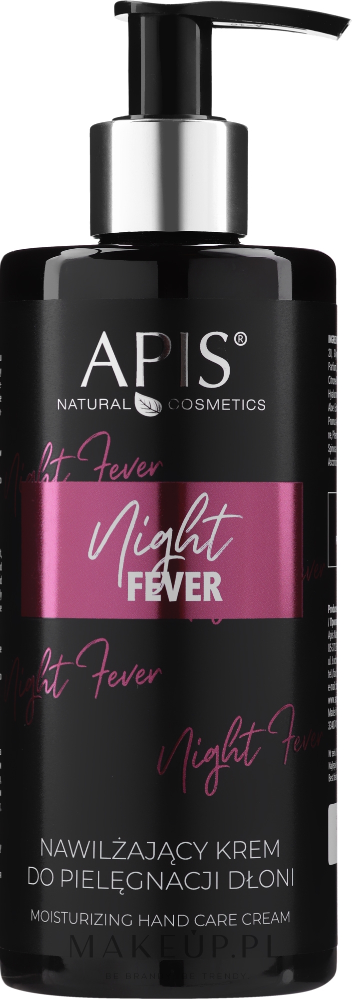 Nawilżający krem do pielęgnacji dłoni - APIS Professional Night Fever — Zdjęcie 300 ml