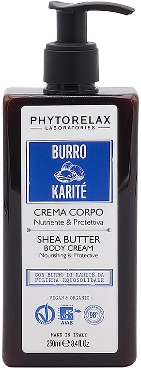 Nawilżające mleczko do ciała - Phytorelax Laboratories Shea Butter Deep Moisturizing Body Lotion 