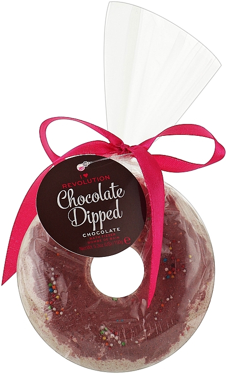 Kula do kąpieli Donut z sosem czekoladowym - I Heart Revolution Chocolate Dipped Bath Fizzer — Zdjęcie N1