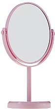 Kup Lusterko kosmetyczne na nóżce 85710, różowe - Top Choice Beauty Collection Mirror