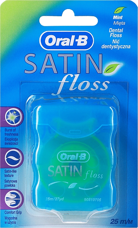 Nić dentystyczna do zębów - Oral-B Satin Floss — Zdjęcie N1