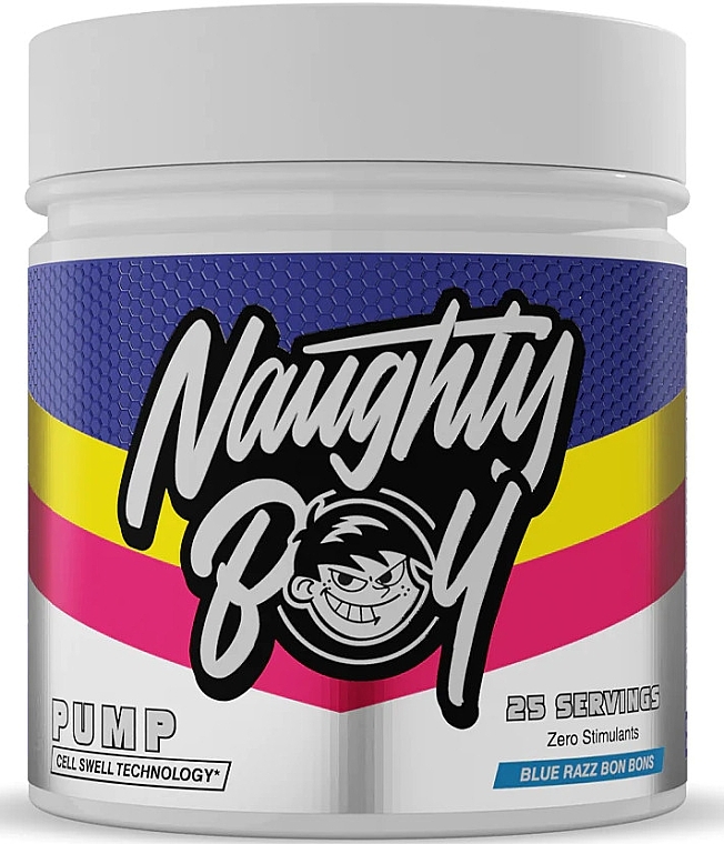 Odżywka dla sportowców Blue raspberry - Naughty Boy Pump — Zdjęcie N1