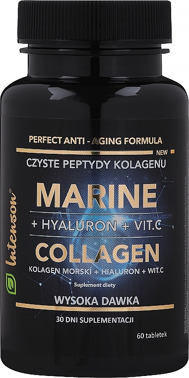 Kolagen morski + hialuron + wit. C - Intenson Anti-Age — Zdjęcie N1