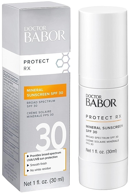 Mineralny filtr przeciwsłoneczny - Babor Doctor Babor Protect RX Mineral Sunscreen SPF 30 — Zdjęcie N1