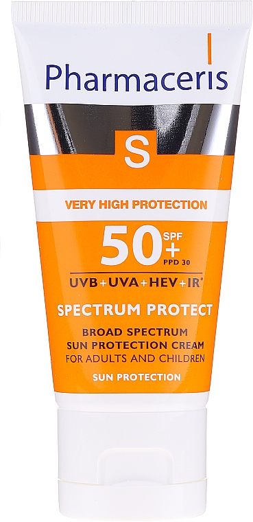 Krem ochronny przed słońcem dla dorosłych i dzieci - Pharmaceris S Broad Spectrum Sun Protect Cream SPF50 — Zdjęcie N3