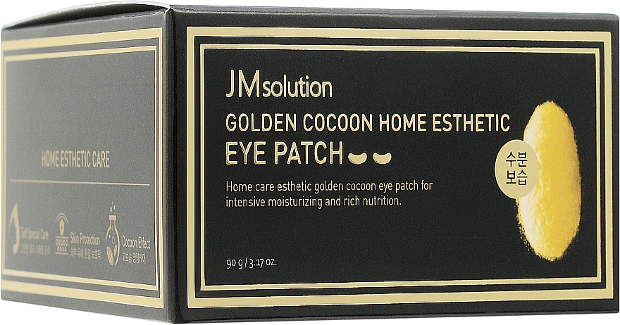 Hydrożelowe plastry odmładzające z dodatkiem złota - JMsolution Golden Cocoon Home Esthetic Eye Patch