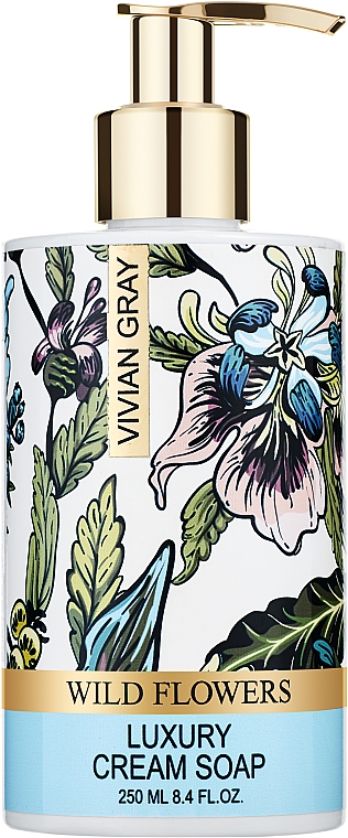Vivian Gray Wild Flowers - Kremowe mydło w płynie do rąk