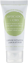 Kup Intensywnie nawilżający krem pod oczy - London Botanical Laboratories Limited Edition Avocado+CBD 8-Hour Moisture Fill Eye Cream