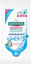 Kup Antybakteryjne chusteczki nawilżane, 24 szt. - Sanytol Anti-Allergenic Disinfectant Cleaning Wipes