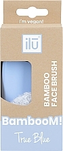 Szczotka do twarzy, niebieska - Ilu Bamboo Face Brush — Zdjęcie N2
