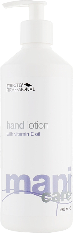 Lotion do rąk z witaminą E - Strictly Professional Mani Care Hand Lotion — Zdjęcie N1