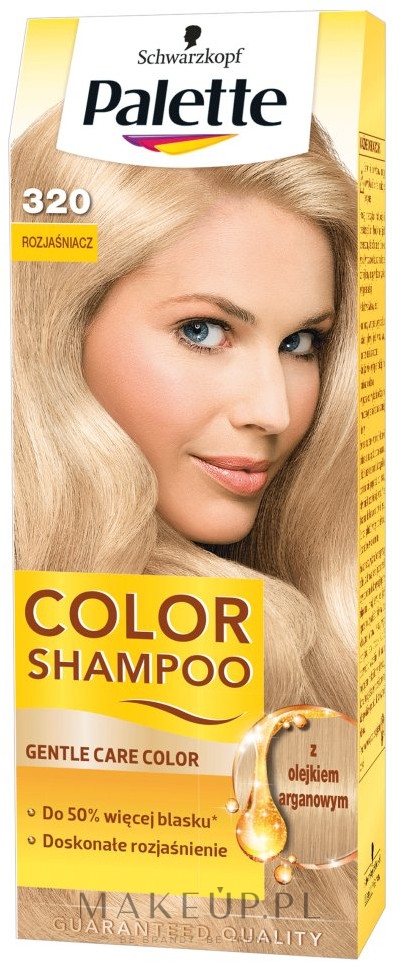 PRZECENA! Szampon koloryzujący - Palette Color Shampoo * — Zdjęcie 320 - Lightener