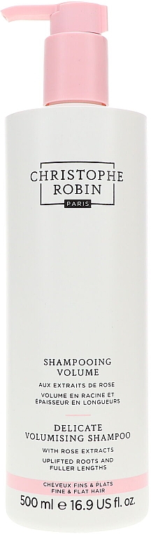 Delikatny szampon zwiększający objętość włosów - Christophe Robin Delicate Volume Shampoo with Rose Extracts — Zdjęcie N3