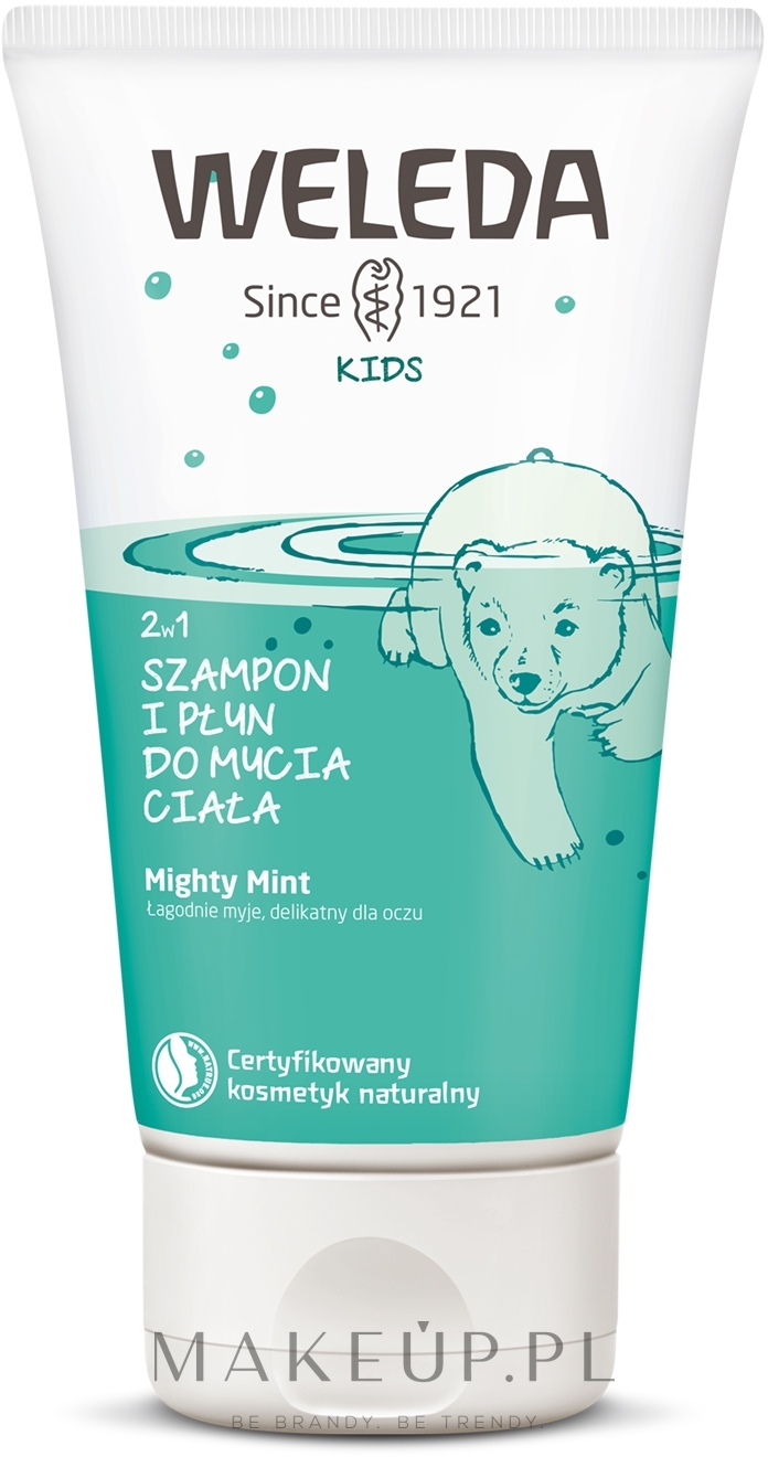 Żel pod prysznic i szampon 2 w 1 dla dzieci Świeża mięta - Weleda Kids Magic Mint  — Zdjęcie 150 ml